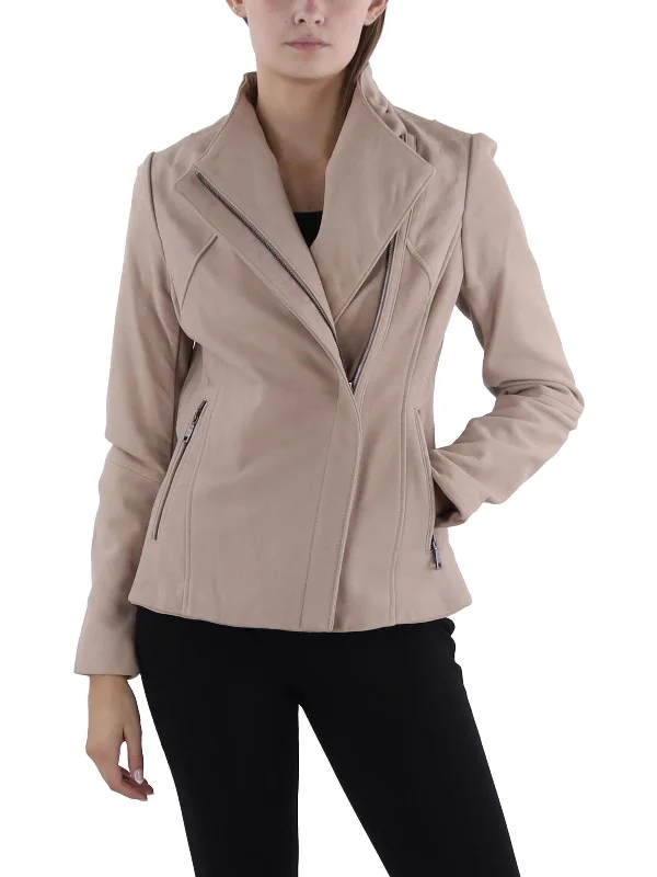 Bargain Blast Womens Leather Long Sleeve Leather Jacket