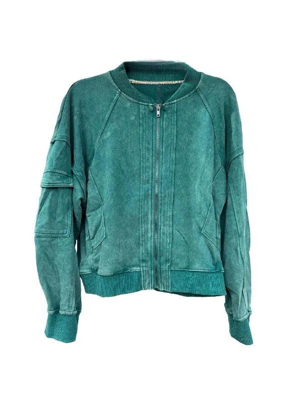 Seasonal Clearance Women's Olivia Bomber Jacket In Green