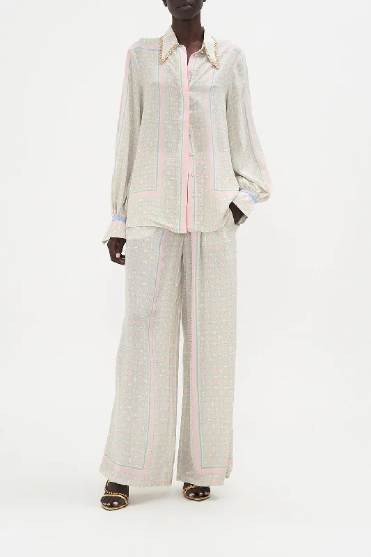 Special Promotion CURVED COLLAR BLOUSE SUNLIGHT SYMPHONY