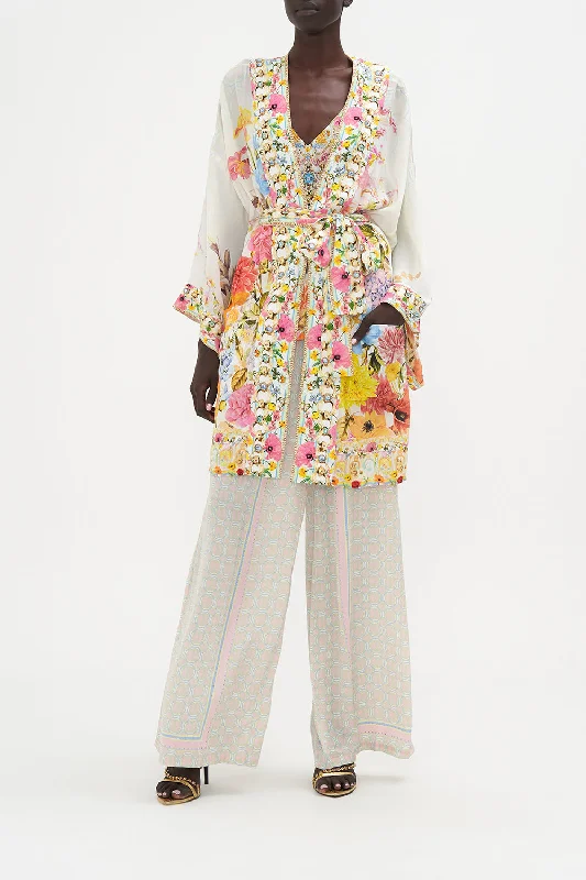 Don’t Miss Out KIMONO WITH TIE BELT SUNLIGHT SYMPHONY