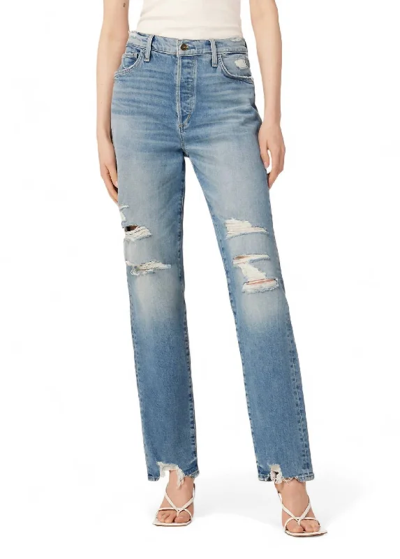 Super Bargain 90S Niki Mid Rise Boyfriend Jean In Chances Destruct