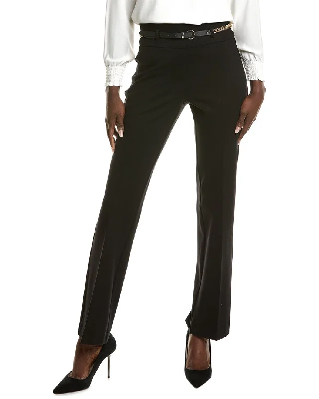 Mega Sale Anne Klein High-Rise Pull-On Chain Belt Trouser