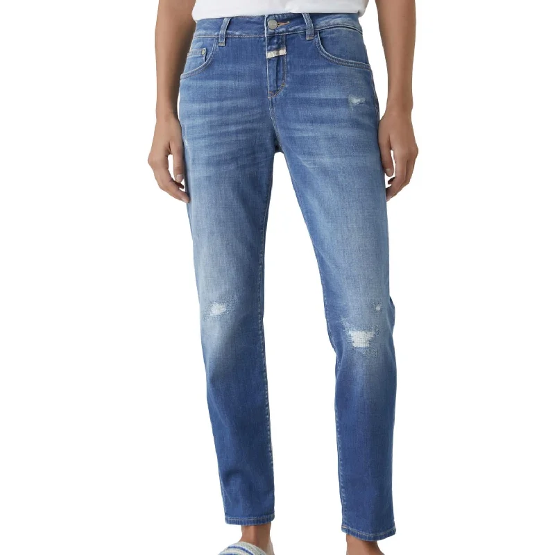 Limited Edition Baker Slim Jean In Mid Blue