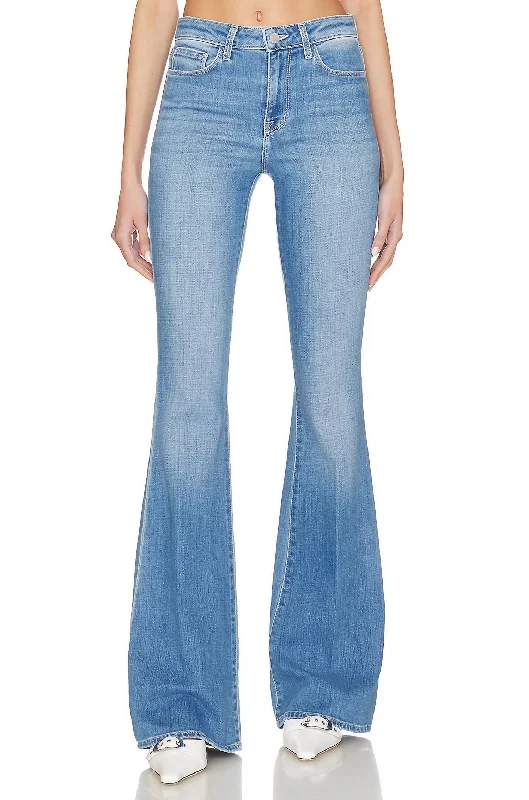Clearance Sale Bell High Rise Flare Jean In Bal Harbour