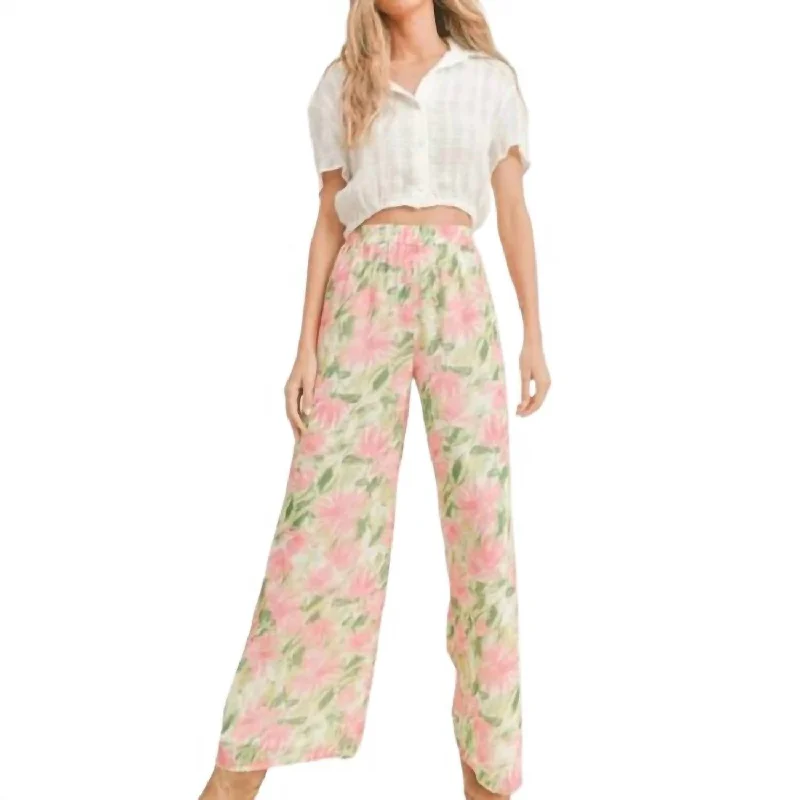 Special Savings Desert Tropics Pants In Pink Multi