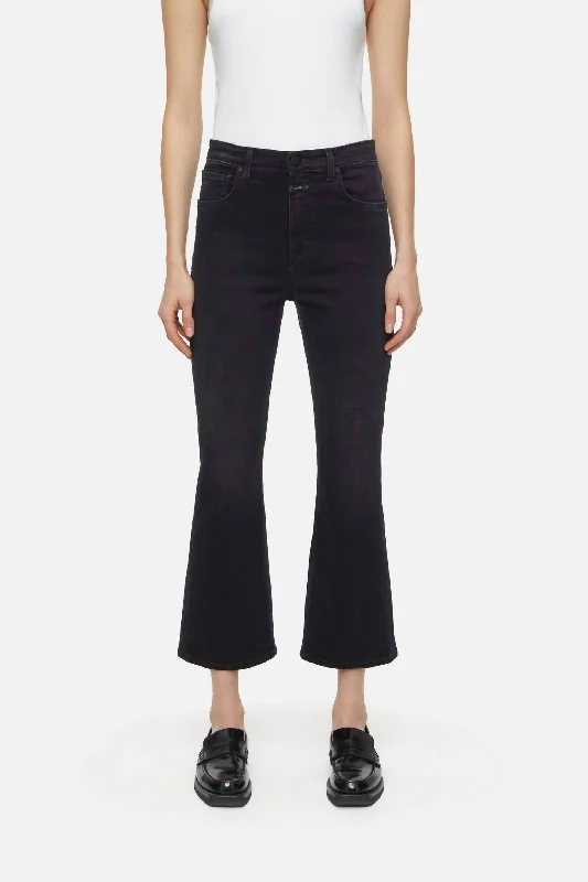 Deal Mania Hi-Sun Flared Jeans In Dgy