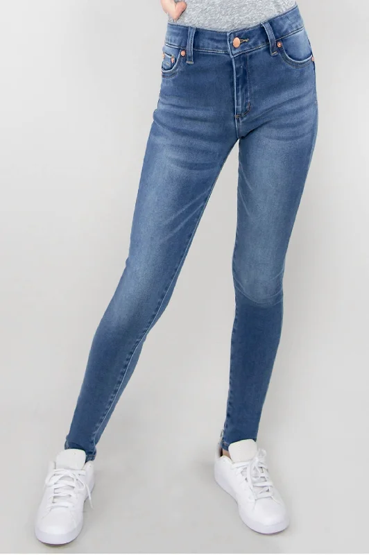 Special Promotion High Rise Ankle Skinny Jeans In Indigo