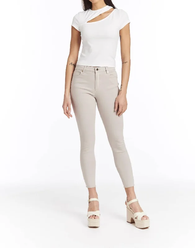 Buy More, Save More High Rise Color Skinny Jeans In Dove