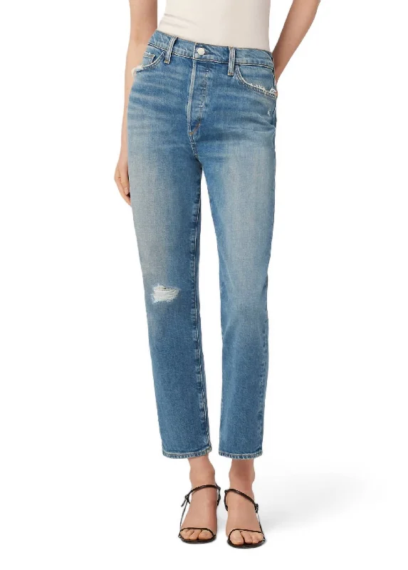 Hot Deal Honor High Rise Vintage Straight Ankle Jean In Big L