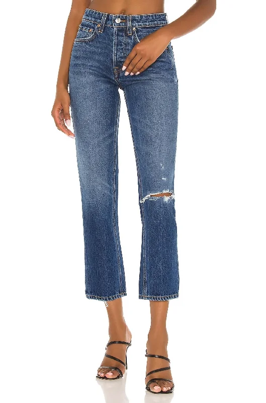 Flash Sale Karolina High Rise Straight Crop Jean In Midtown