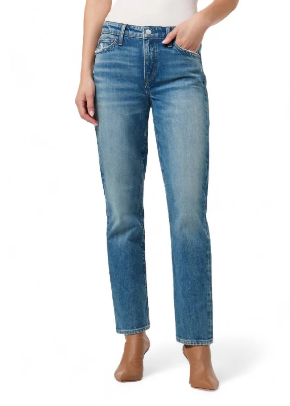 Value Deals Lara Mid Rise Cigarette Ankle Jean In Evoke