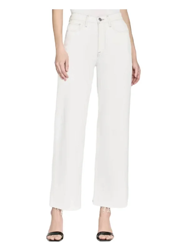 Seasonal Sale Le Jane Crop Wide Leg Pants In Au Natural