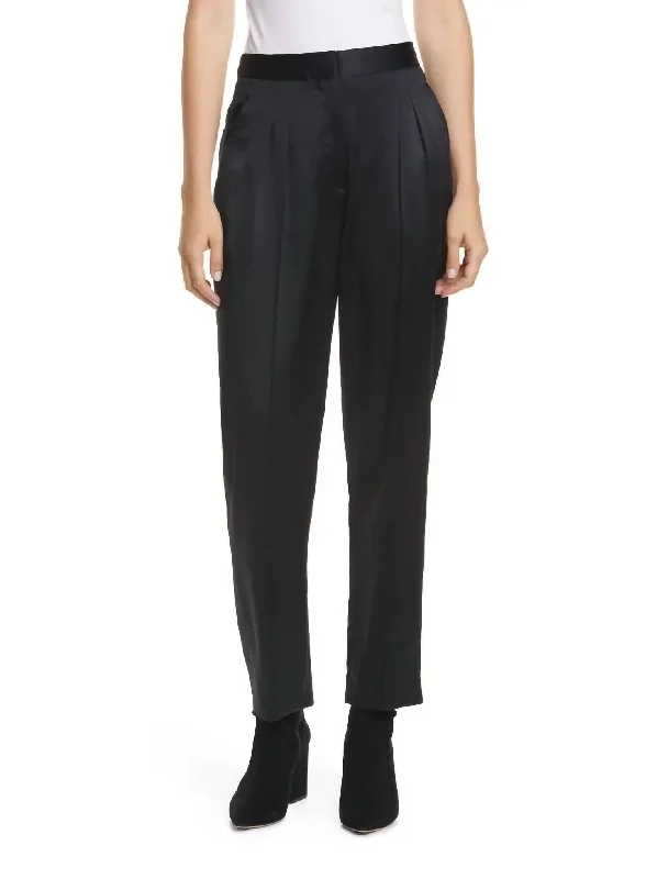 Markdowns Lia Charmeuse Pant In Black