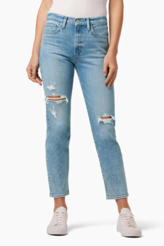 Bargain Bin Luna High Rise Cigarette Ankle Jean In Endless
