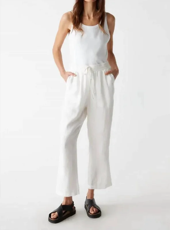 Exclusive Access Nolan Pull On Pants In White