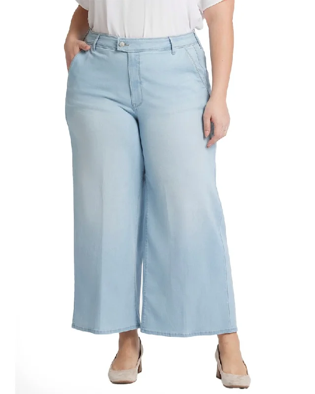 Stock Clearance NYDJ Mona Oceanfront Wide Leg Jean