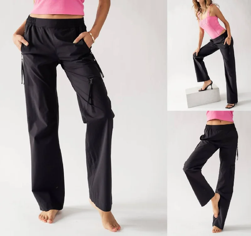 Customer Appreciation Sale Parachute Pants In Black