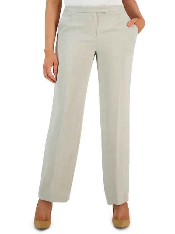 Major Savings Petites Womens Pocket Polyester Dress Pants