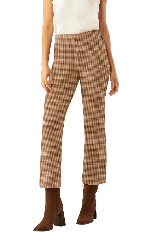 Buy More, Save More Prince Cropped Flare Pant In Autumn Check