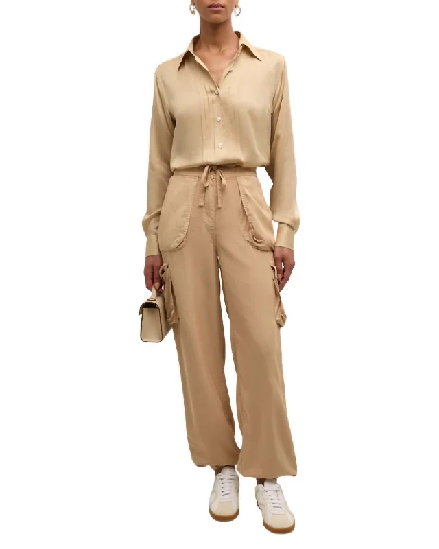 Deal Frenzy Santa Cruz Cargo Pant In Khaki