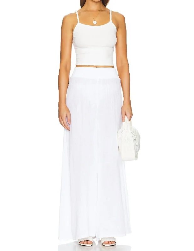 Doorbuster Deal Simba Wide Pant In White