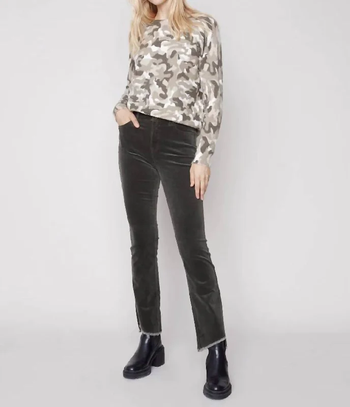 Crazy Deals Stretch Corduroy Pant In Spruce