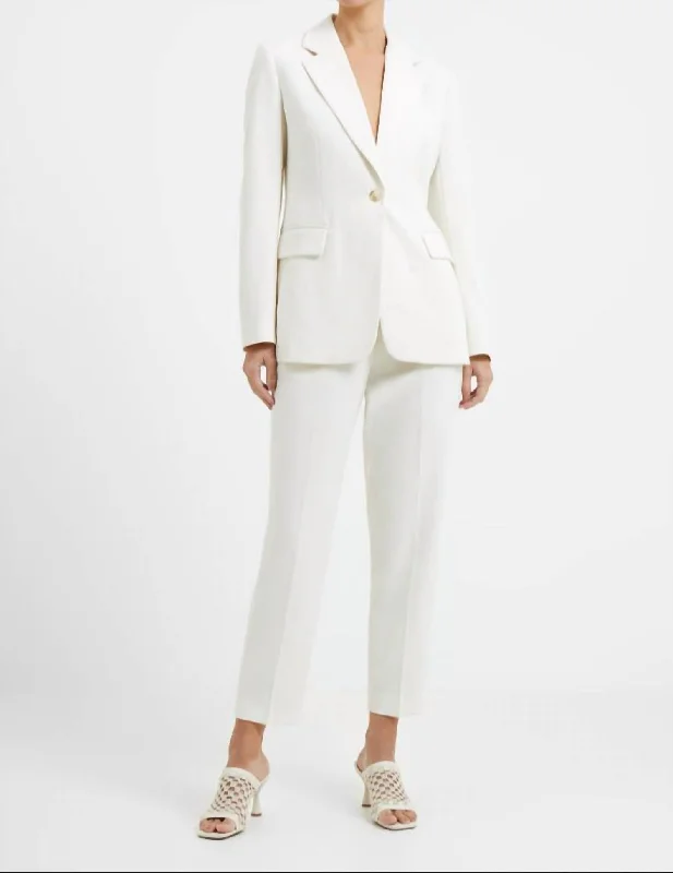 Limited Quantity Whisper Tapered Trouser In Summer White