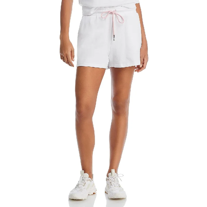 Super Bargain Aqua Womens High Rise Solid Casual Shorts