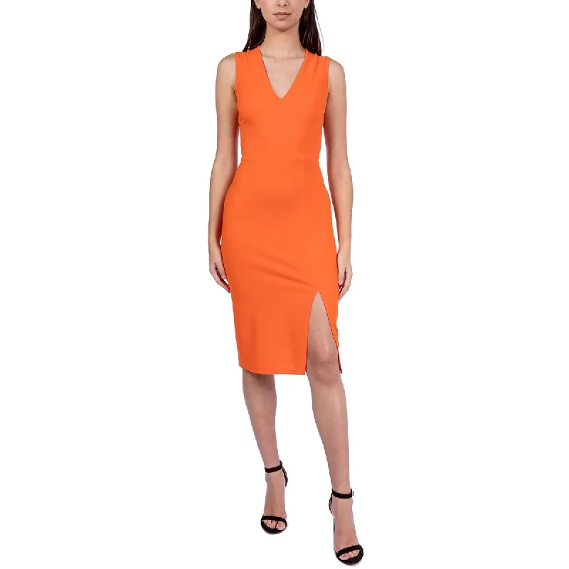 Clearance Items Bee Darlin Womens Juniors Criss-Cross Back Knee-Length Bodycon Dress