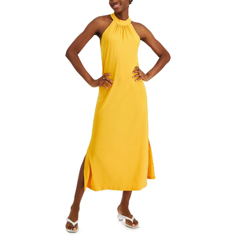 Extra Savings Bar III Womens Solid  Maxi Dress