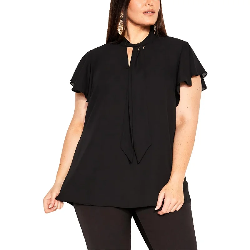Lowest Price City Chic Womens Solid Blouse