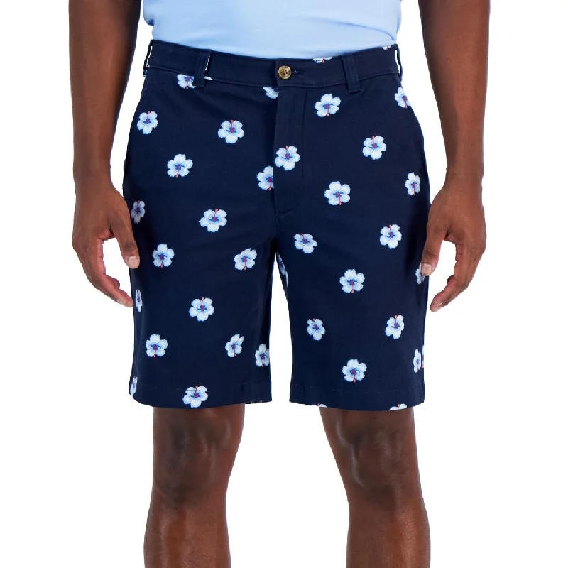 Value Deals Club Room Mens Classic Fit Flat Front Bermuda Shorts