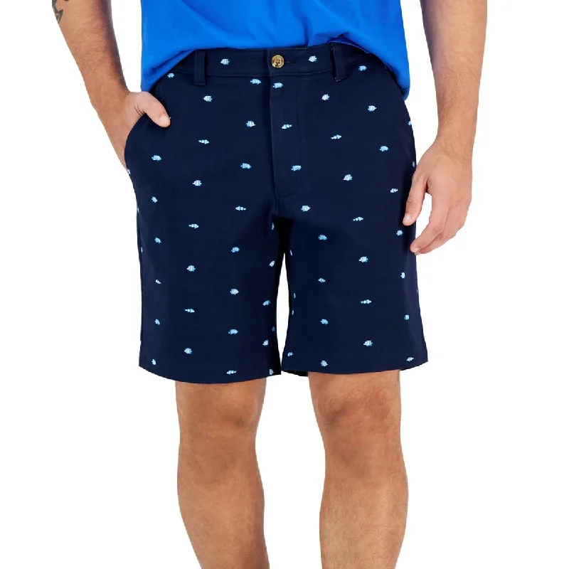 Major Savings Club Room Mens Printed Cotton Flat Front