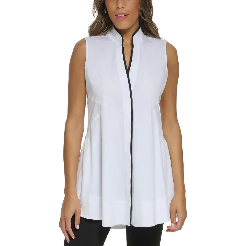 New Arrival Donna Karan Womens Above Knee Cotton Mini Dress