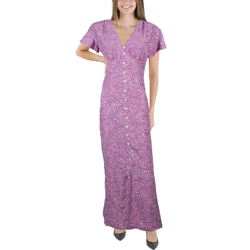 Friends and Family Sale French Connection Womens Printed Midi Shirtdress