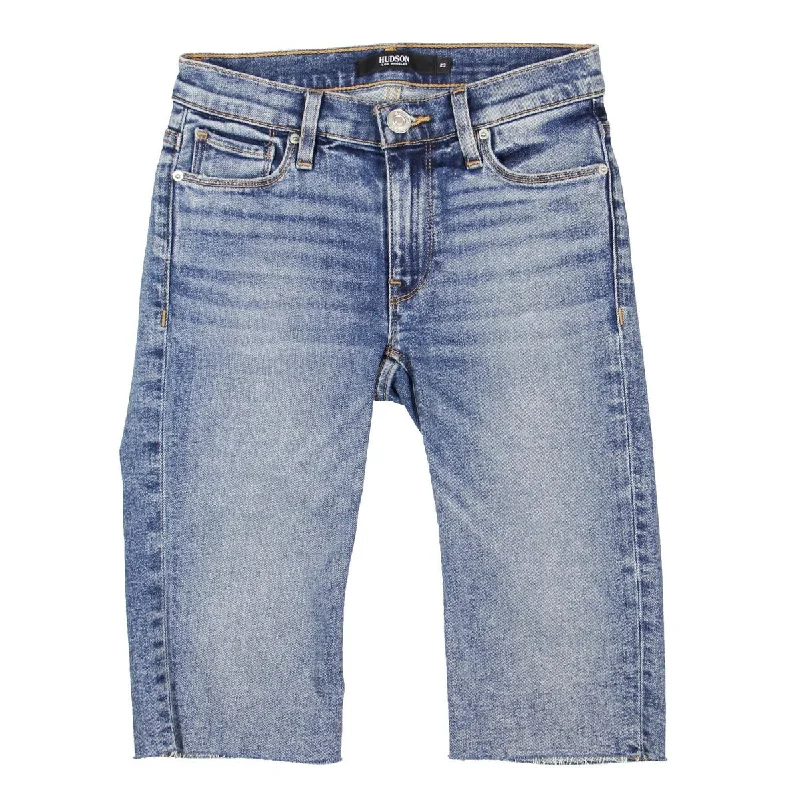 Closeout Hudson Womens Amelia Mid Rise Knee Length Cutoff Shorts