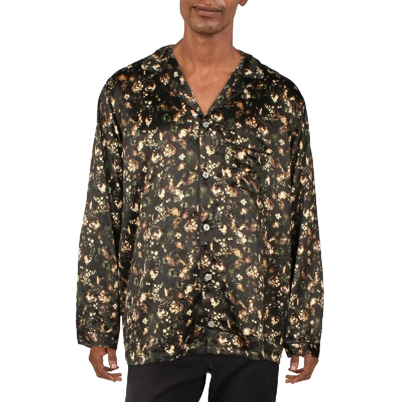 Shop and Save INC Mens Printed Nightwear Sleep Shirt