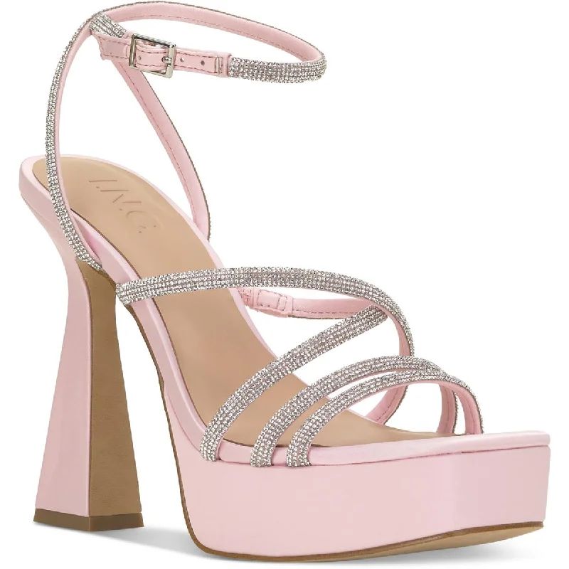 Big Discounts INC Womens Ritika Faux Leather Platform Pumps