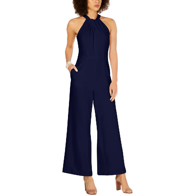 Deep Discounts Julia Jordan Womens Crepe Halter Jumpsuit