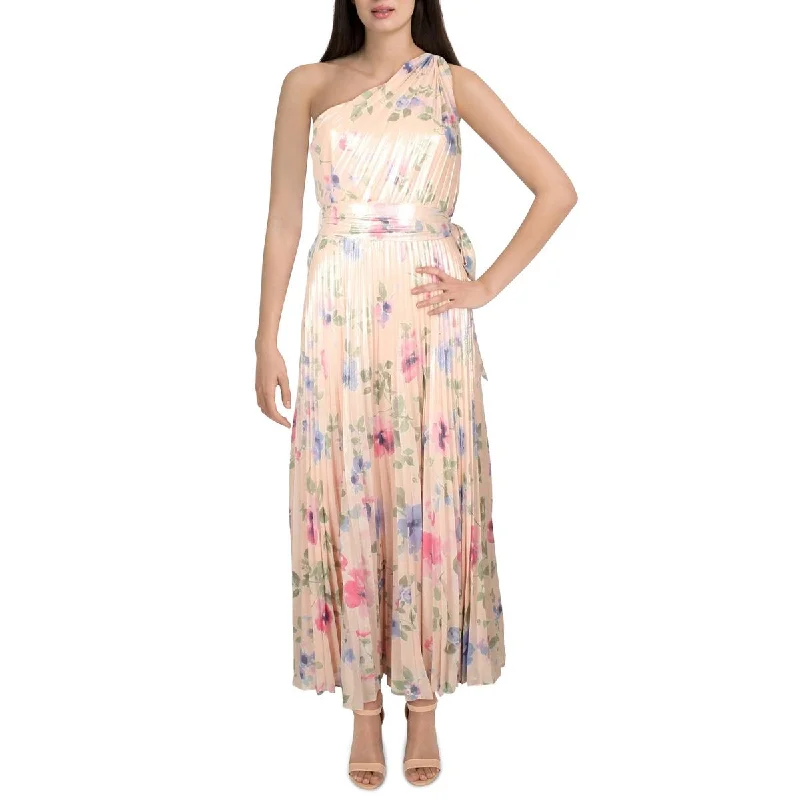 Weekend Deal Lauren Ralph Lauren Womens Akecheta Floral Long Evening Dress
