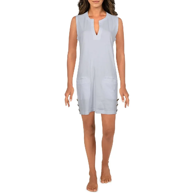 Deal of the Week Lauren Ralph Lauren Womens Sleeveless Tunic Dress Swim Cover-Up