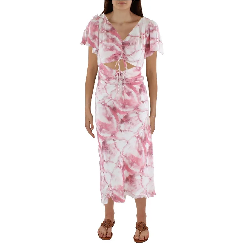 Unbeatable Prices Lucy Paris Womens Echo Cutout Ruched Maxi Dress