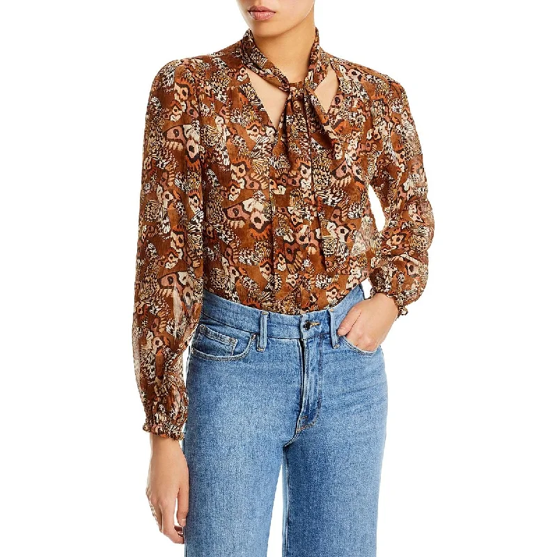 Unmissable Offer Paige Womens Printed Crepe Blouse