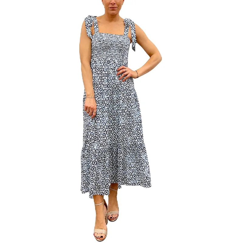 Discount Deals Sam Edelman Womens Smocked  Midi Dress