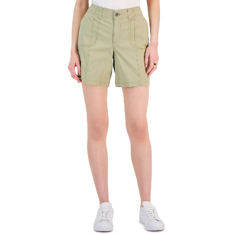 Super Deal Style & Co. Womens Button Summer Cargo Shorts