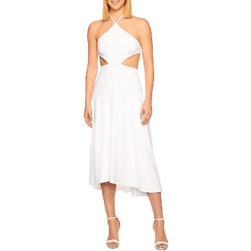 Price Drop Susana Monaco Womens Cut-Out Knit Maxi Dress