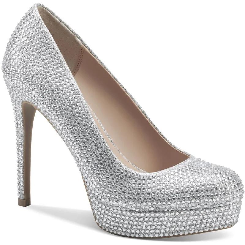 Today’s Deal Thalia Sodi Womens Crista Platform Rhinestone Pumps