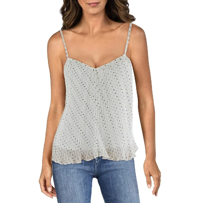 Today’s Deal Walter Baker Womens Dotted V-Neck Cropped