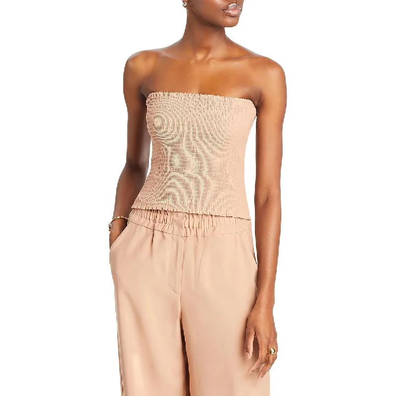 Instant Savings WAYF Womens Smocked Tube Strapless Top
