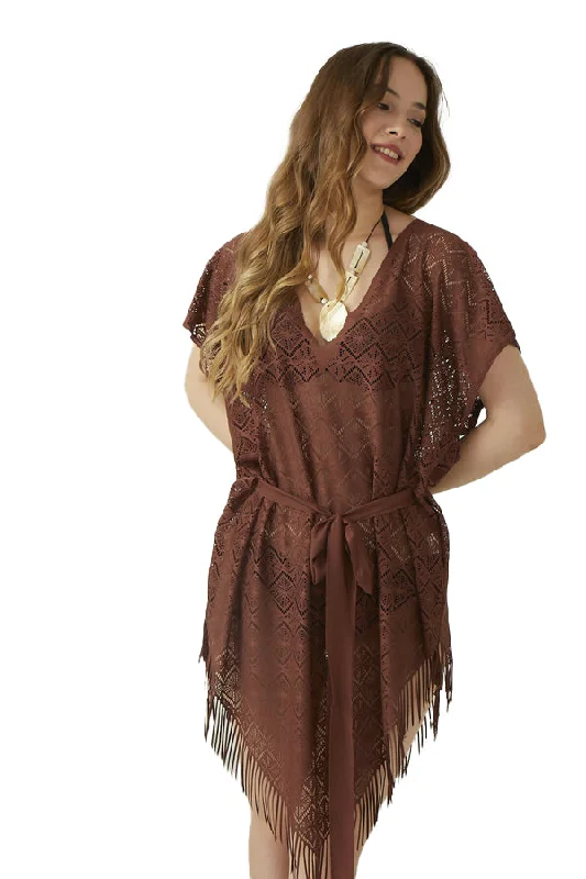 Quick Sale Women's Summer Cover Up Dress with High Low Hem